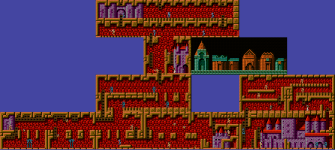Faxanadu sur Nes - les cartes (plans)