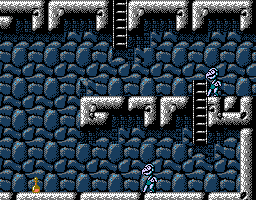 Faxanadu sur Nes : le plan du palais du roi des nains (chateau de Fraternal)