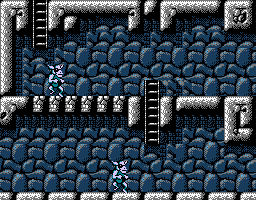 Faxanadu sur Nes : le plan du palais du roi des nains (chateau de Fraternal)
