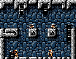 Faxanadu sur Nes : le plan du palais du roi des nains (chateau de Fraternal)