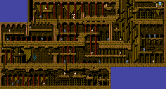 Faxanadu sur Nes - les cartes (plans)