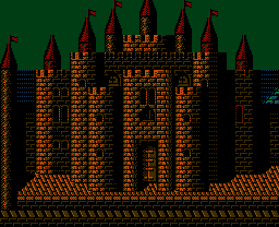 Faxanadu sur Nes : Plan du monde extérieur - La carte de la plaine de départ