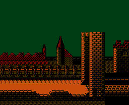 Faxanadu sur Nes : Plan du monde extérieur - La carte de la plaine de départ