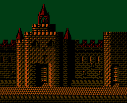 Faxanadu sur Nes : Plan du monde extérieur - La carte de la plaine de départ
