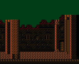 Faxanadu sur Nes : Plan du monde extérieur - La carte de la plaine de départ
