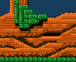 Faxanadu sur Nes : Plan du monde extérieur - La carte de la plaine de départ