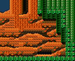 Faxanadu sur Nes : Plan du monde extérieur - La carte de la plaine de départ