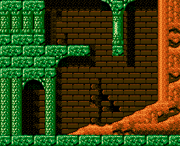Faxanadu sur Nes : Plan du monde extérieur - La carte de la plaine de départ
