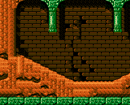 Faxanadu sur Nes : Plan du monde extérieur - La carte de la plaine de départ