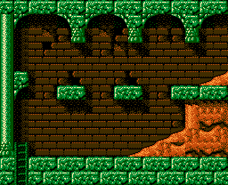 Faxanadu sur Nes : Plan du monde extérieur - La carte de la plaine de départ