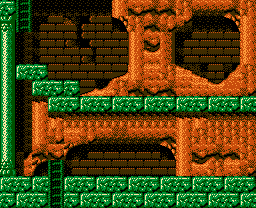 Faxanadu sur Nes : Plan du monde extérieur - La carte de la plaine de départ