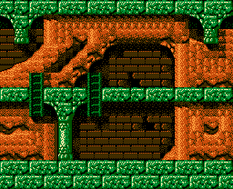 Faxanadu sur Nes : Plan du monde extérieur - La carte de la plaine de départ