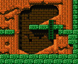 Faxanadu sur Nes : Plan du monde extérieur - La carte de la plaine de départ