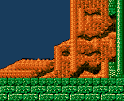 Faxanadu sur Nes : Plan du monde extérieur - La carte de la plaine de départ