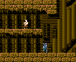 Faxanadu sur Nes : le plan du palais de la fontaine (tour de la forteresse)