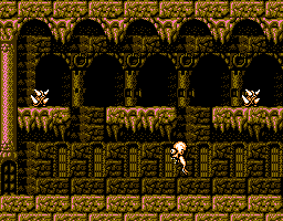 Faxanadu sur Nes : le plan du premier palais de la plaine (tour de Trunk)