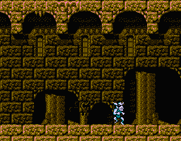 Faxanadu sur Nes : le plan du premier palais de la plaine (tour de Trunk)