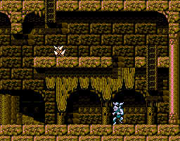 Faxanadu sur Nes : le plan du premier palais de la plaine (tour de Trunk)