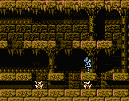 Faxanadu sur Nes : le plan du premier palais de la plaine (tour de Trunk)