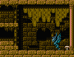 Faxanadu sur Nes : le plan du premier palais de la plaine (tour de Trunk)