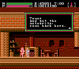 Soluce de Faxanadu sur Nes : Partie 4 - la fin du brouillard