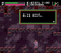Soluce de Faxanadu sur Nes : Partie 4 - la fin du brouillard