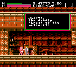 Soluce de Faxanadu sur Nes : Partie 4 - la fin du brouillard