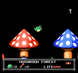 Soluce de Little Nemo Dream Master sur Nes : Niveau 1 - Mushroom Forest