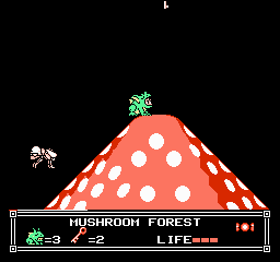 Soluce de Little Nemo Dream Master sur Nes : Niveau 1 - Mushroom Forest