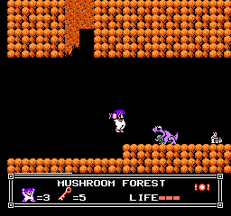 Soluce de Little Nemo Dream Master sur Nes : Niveau 1 - Mushroom Forest