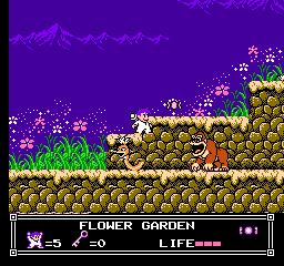 Soluce de Little Nemo Dream Master sur Nes : Niveau 2 - Flower Garden