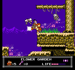 Soluce de Little Nemo Dream Master sur Nes : Niveau 2 - Flower Garden