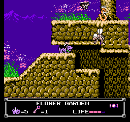 Soluce de Little Nemo Dream Master sur Nes : Niveau 2 - Flower Garden