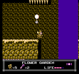 Soluce de Little Nemo Dream Master sur Nes : Niveau 2 - Flower Garden