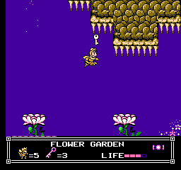 Soluce de Little Nemo Dream Master sur Nes : Niveau 2 - Flower Garden