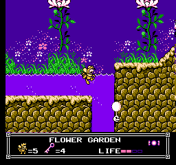 Soluce de Little Nemo Dream Master sur Nes : Niveau 2 - Flower Garden