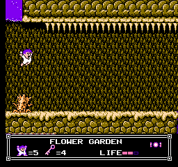 Soluce de Little Nemo Dream Master sur Nes : Niveau 2 - Flower Garden