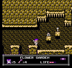Soluce de Little Nemo Dream Master sur Nes : Niveau 2 - Flower Garden