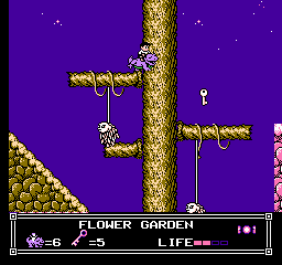 Soluce de Little Nemo Dream Master sur Nes : Niveau 2 - Flower Garden