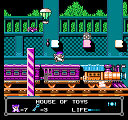 Soluce de Little Nemo Dream Master sur Nes : Niveau 3 - House Of Toys