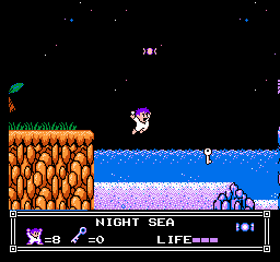 Soluce de Little Nemo Dream Master sur Nes : Niveau 4 - Night Sea
