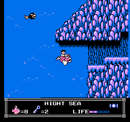 Soluce de Little Nemo Dream Master sur Nes : Niveau 4 - Night Sea