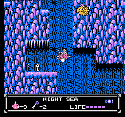 Soluce de Little Nemo Dream Master sur Nes : Niveau 4 - Night Sea