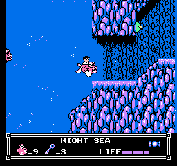 Soluce de Little Nemo Dream Master sur Nes : Niveau 4 - Night Sea