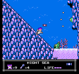 Soluce de Little Nemo Dream Master sur Nes : Niveau 4 - Night Sea