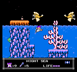 Soluce de Little Nemo Dream Master sur Nes : Niveau 4 - Night Sea
