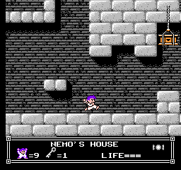 Soluce de Little Nemo Dream Master sur Nes : Niveau 5 - Nemo's House