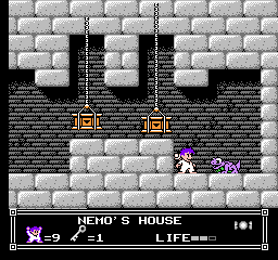 Soluce de Little Nemo Dream Master sur Nes : Niveau 5 - Nemo's House