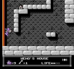 Soluce de Little Nemo Dream Master sur Nes : Niveau 5 - Nemo's House