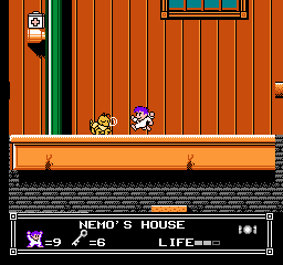 Soluce de Little Nemo Dream Master sur Nes : Niveau 5 - Nemo's House
